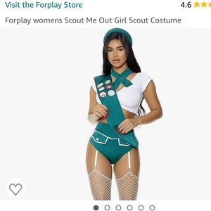 Forplay womens Scout Me Out Girl Scout Costume size M/L